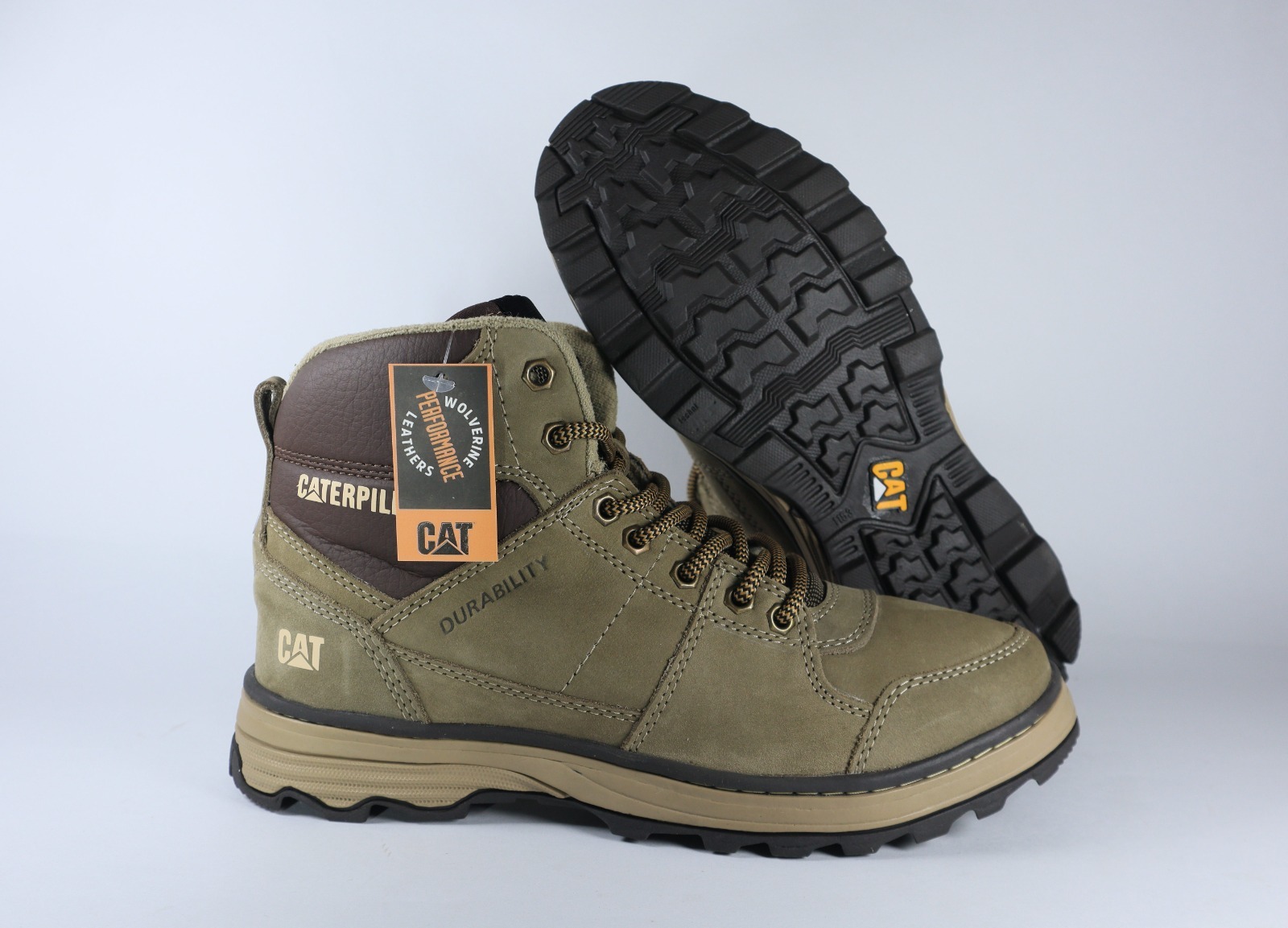 Bota Caterpillar 1371 Beige sin puntera